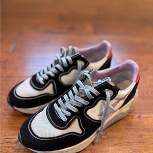 Golden Goose Black and White Sneakers